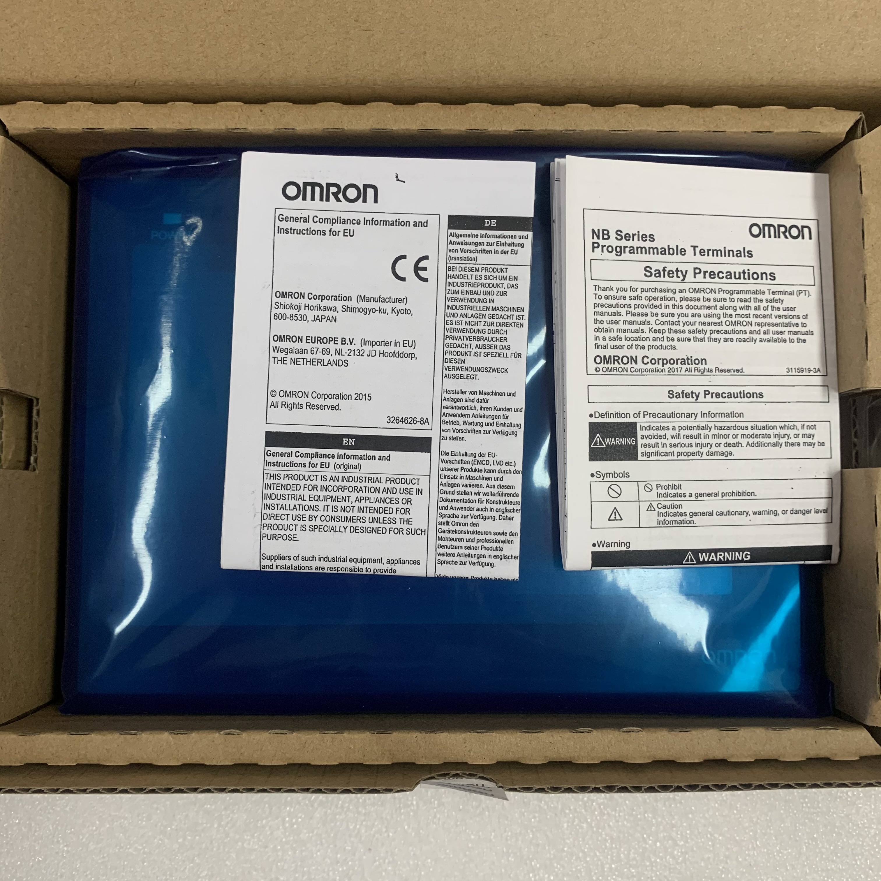 ЛОКАЛЬНЫЕ СЕТИ 24VDC N.B. HMI 7 TFT WVGA ИНТЕРФЕЙСА ОПЕРАТОРА OMRON NB7W-TW01B