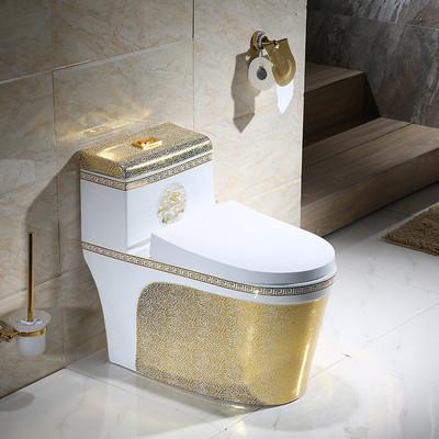 White Ceramic Single Piece Toilet Bowl with Dual-Flush 3L/6L