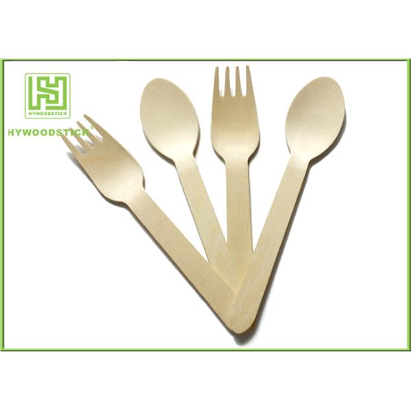 Promotional Wooden Eco Friendly Cutlery Set Spoon Fork Knife Food Grade