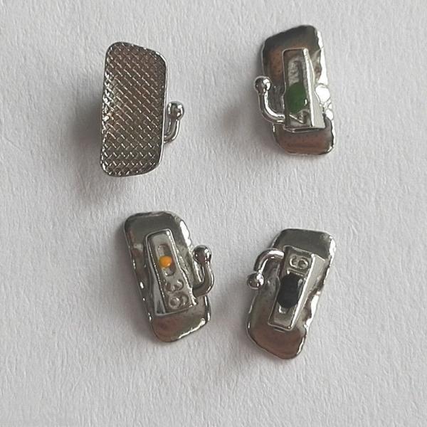 Bondable Orthodontic Molar Bands With Laser Mark / Non Convertible Buccal Tube