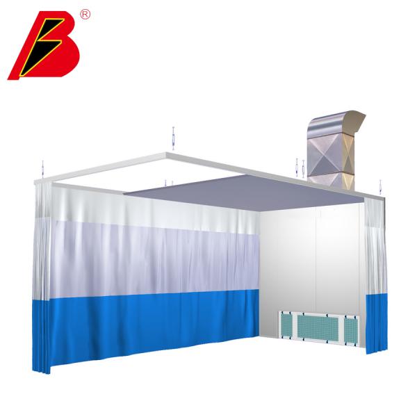 CE Sanding Room 6.4m Paint Prep Station With Curtain