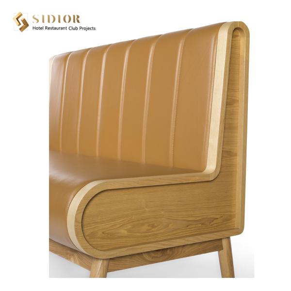 Hot Sell Couch Sofa, Hotel & Restaurant Booth Sofa, Top Quality Couch, PU Leather Upholstery, High Density Foam