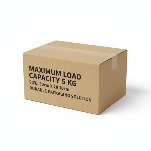Maximum Load Capacity 5 Kg Product Packaging Box Retail Product Packaging Size 30cm X 20cm X 10cm Durable and Packaging Solution