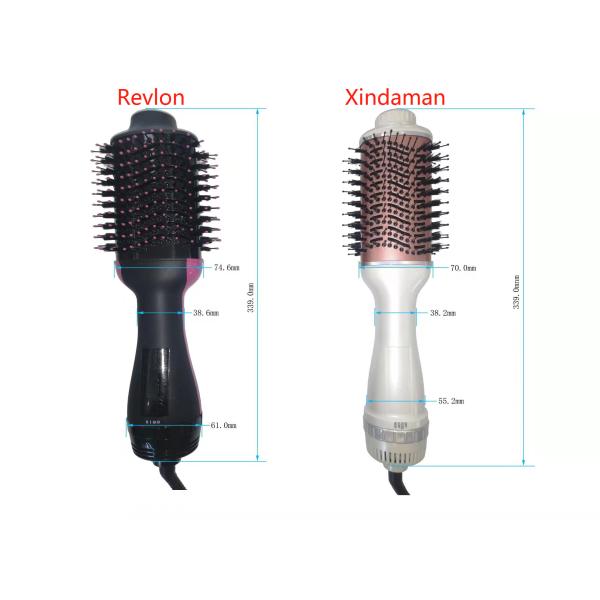 3 в 1 горячей округлой форме шага фена одной гребня волос воздуха не устранимой