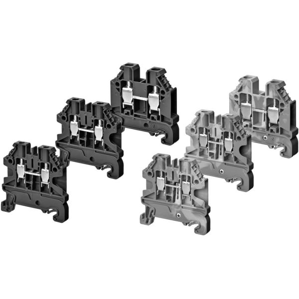 Screw Terminal Blocks OMRON XW5E-S4.0-1.1-2 for DIN Track Mounting in Electrical Wiring Applications