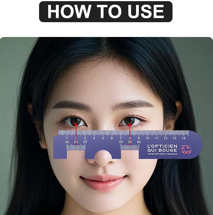 Custom Plastic Pd Ruler 14cm Flexible Anti-Tear Multifunction Optician Manual Optical Tag