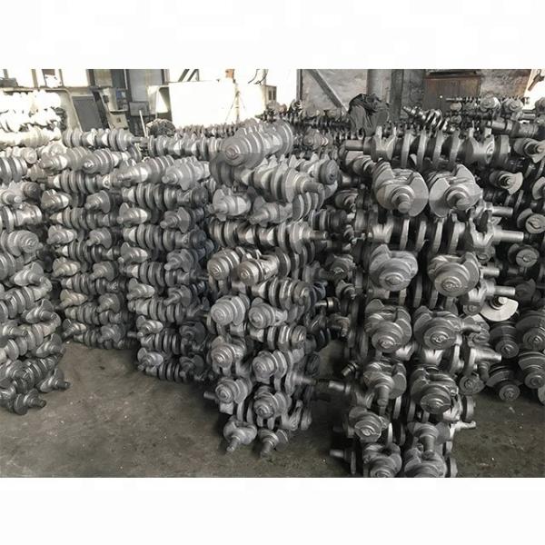 Pièces de moteur en acier forgées du vilebrequin 6D105 Disel 6136-31-1010 6151-31-1010 pour KOMATSU