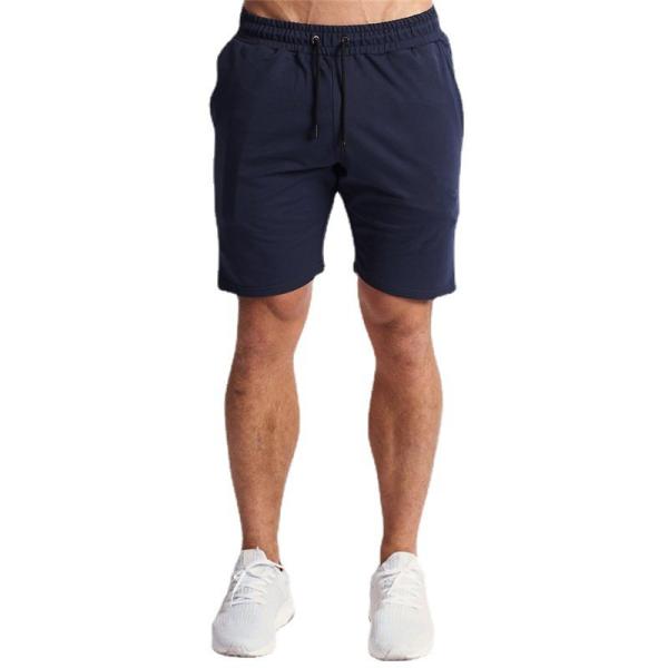O jérsei 100% dos homens do algodão curto com bolsos Terry Workout Shorts francês