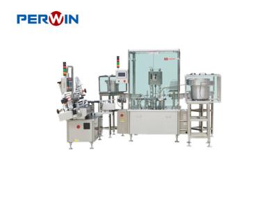 3KW reagente Vial Filling Line Stoppering Machine para 5ml ~ 120ml