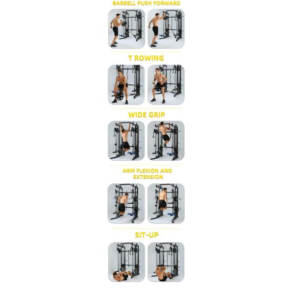 Modern Body Building Fitness Equipment 2022 Design All in One Trainer for Home Training