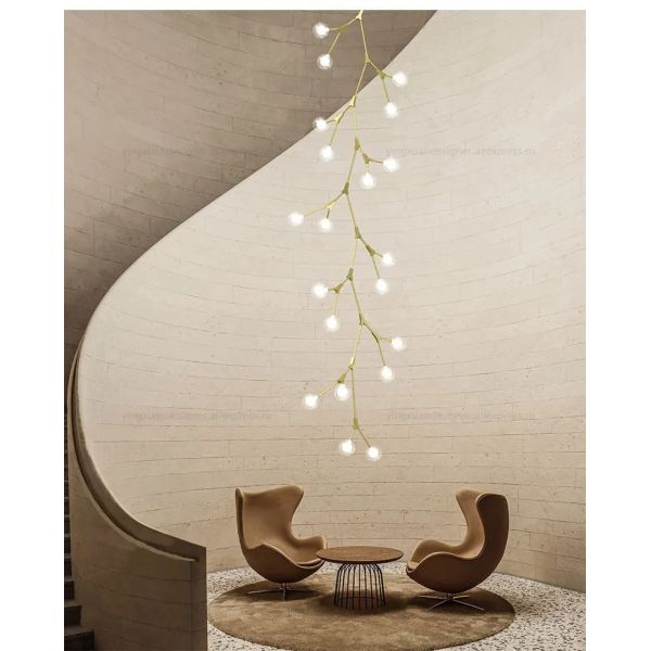 Staircase Hanging Lamps Attic Staircase Lighting Glass Pendant Light (WH-NC-150)