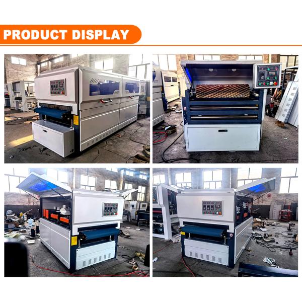 Woodworking Machinery Wide Belt Sanding Sander Machine with 3-10m/min Feeding Speed