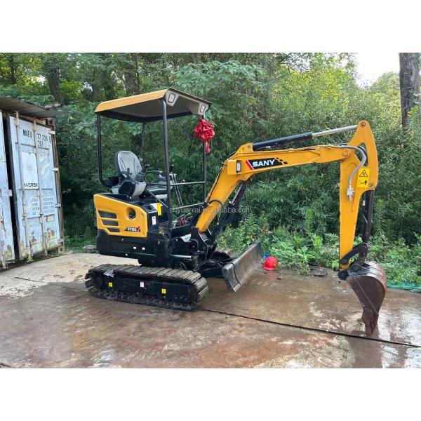 Excavadora SANY 16 usada con válvula hidráulica original y 0-2000 horas de trabajo