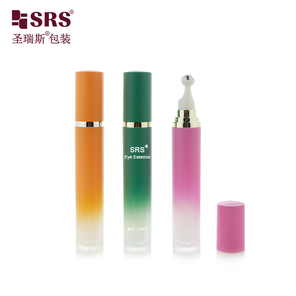 LR001-20ml 15ml Empty Luxury Roll On Bottle For Eye Essence Eyecare Packaging