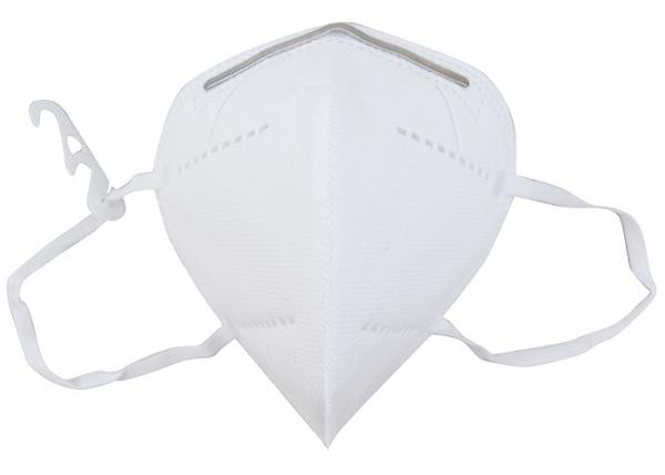 Self Priming Kn95 Face Mask Valveless Ear Belt Type Disposable White Color