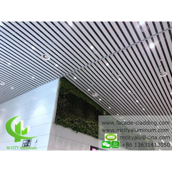 Алюминиевое облицовка фасада с покрытием в порошке белого ПВДФ алюминиевого листа