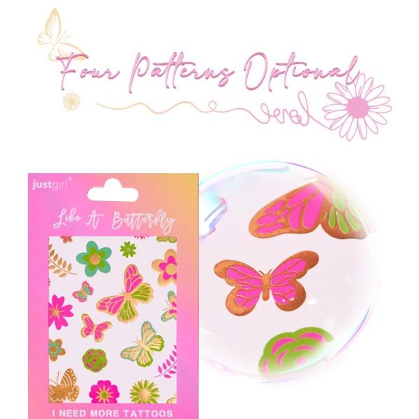 Kids Friendly Custom Temporary Tattoo Sticker Safe For Sensitive Skin OEM