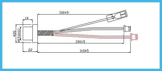Aluminium 1060 0.5MM NTC 100k Thermistor CWF NTC Negative Temperature Coefficient