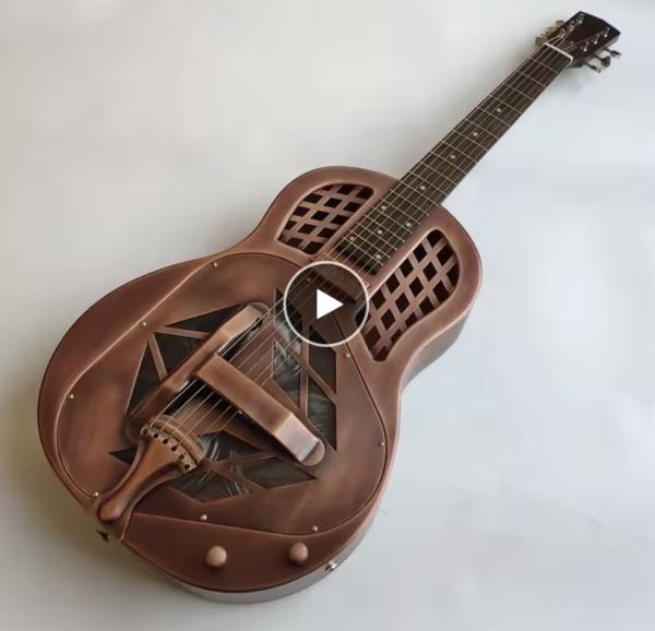 19 Series Resonator Guitar, Resophonic Guitars, Metal Body Duolian Guitar