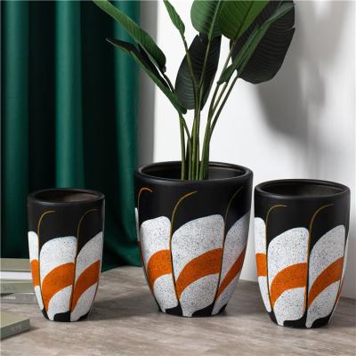 Best Price European Style Minimalism Tall Macetas Plant Pot Wholesale Decor Large Ceramic Flower Pots&Planter