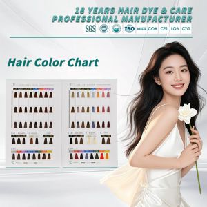 OEM ODM Hair Colour Chart Book 39 Colors Extensive Color Range Premium Quality