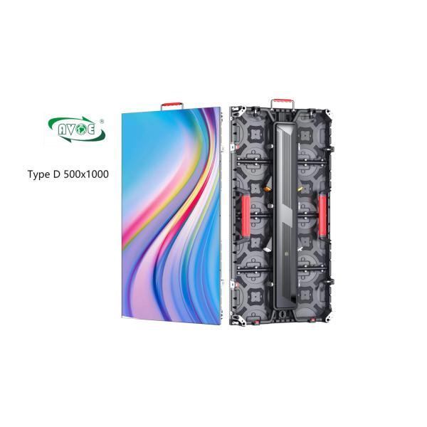 Type D P3.91 3840Hz Indoor Rental LED Panel 500x1000 Cabinet Corner Protector