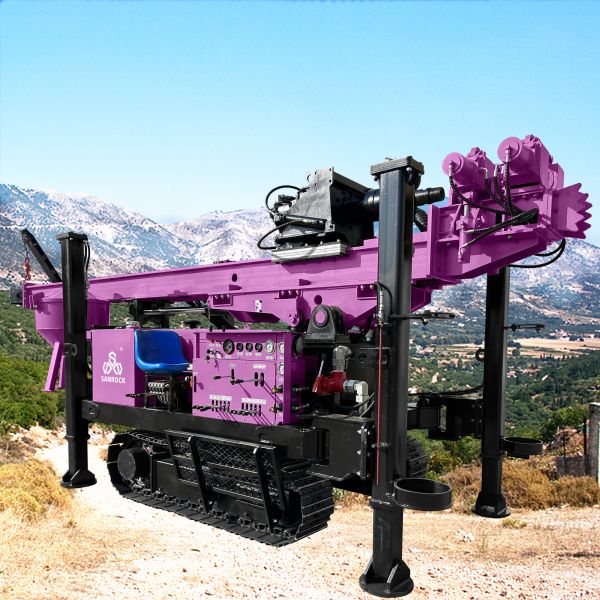 Dual Wall Drill Pipe Reverse Circulation Drill Rig Geological Core Sampling Drilling Machine for Sale