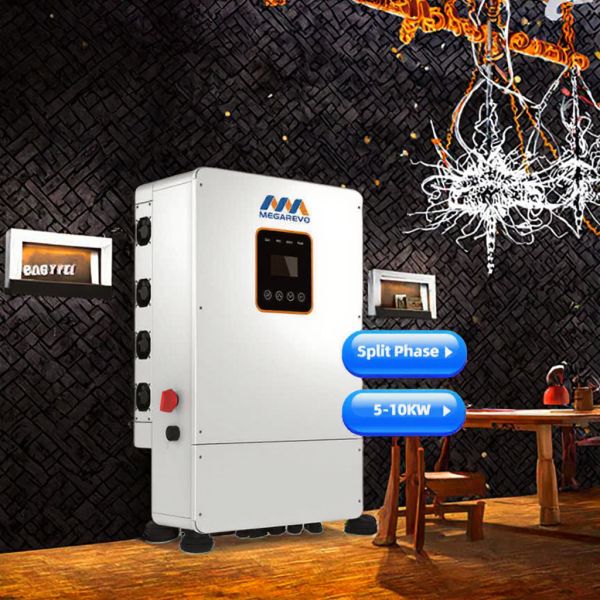 Megarevo American US ESS 12KW 15KW 16KW Split-phase Hybrid Inverter R5/6/8/10/12/16KLNA 48V Megarevo Inverter