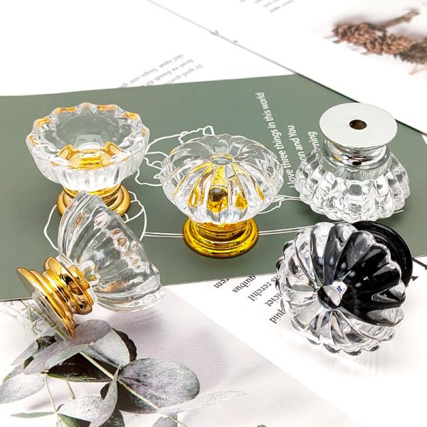 Modern Plastic Acrylic Wardrobe/dresser Handle Ball Crystal Furniture Handle for Kitchen Cabinet Drawer Hardware Accessories