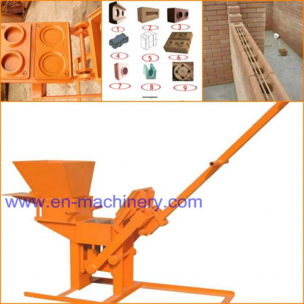 Product To Import To South Africa 1-40 Manual Clay Interlocking Brick Making Machine