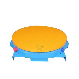 Low Profile Manual Pallet Wrapping Turntable Machine Pedal Switch