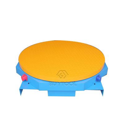 Low Profile Manual Pallet Wrapping Turntable Machine Pedal Switch