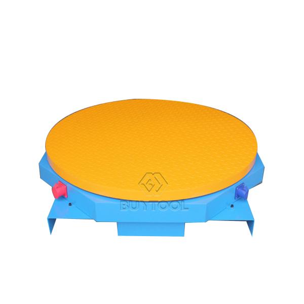 Low Profile Manual Pallet Wrapping Turntable Machine Pedal Switch