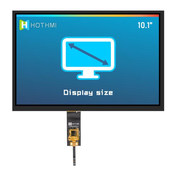 10.1 inch TFT LCD Display With PCAP |1280x800 Resolution LVDS Interface Sunlight Readable