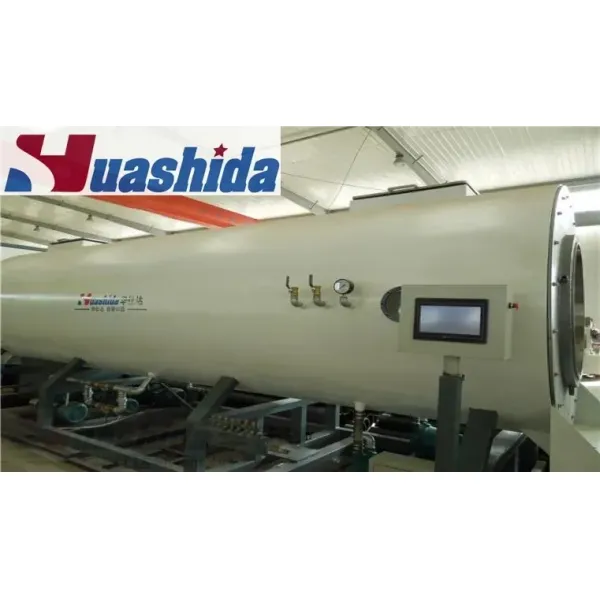 Large Diameter HDPE Jacket Pipe Extrusion Machine with Dust-Free Planetary Cutting and Automatic Operation