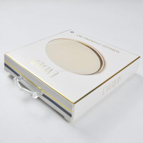 Wholesale custom universal wireless charger foldable portable cardboard packaging box