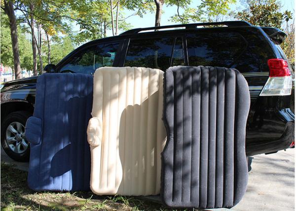 PVC Travel Inflatable Car Air Bed , Car Air Mattress Easy Airbed
