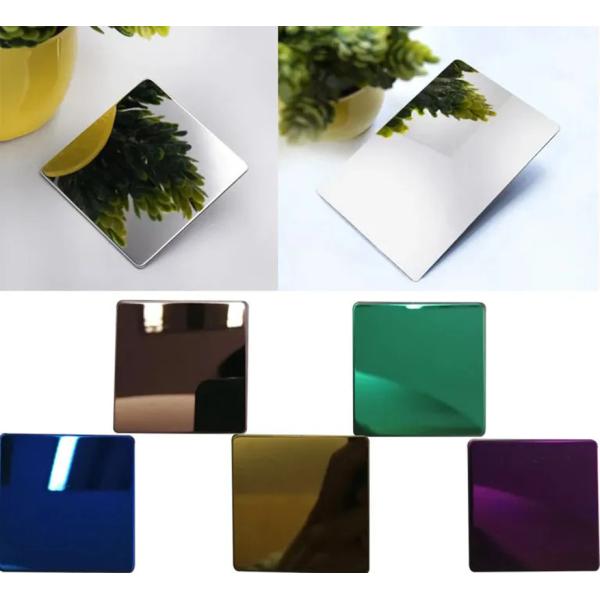 Подгоняйте стальную пластину зеркала листа нержавеющей стали 304 3mm декоративную