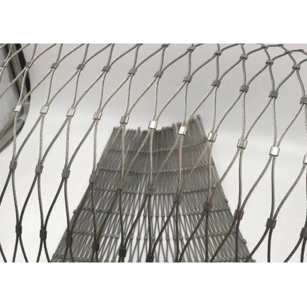 Customizable Balustrade Cable Mesh with Wire Diameter 1.2mm-6.0mm and Mesh Hole Size