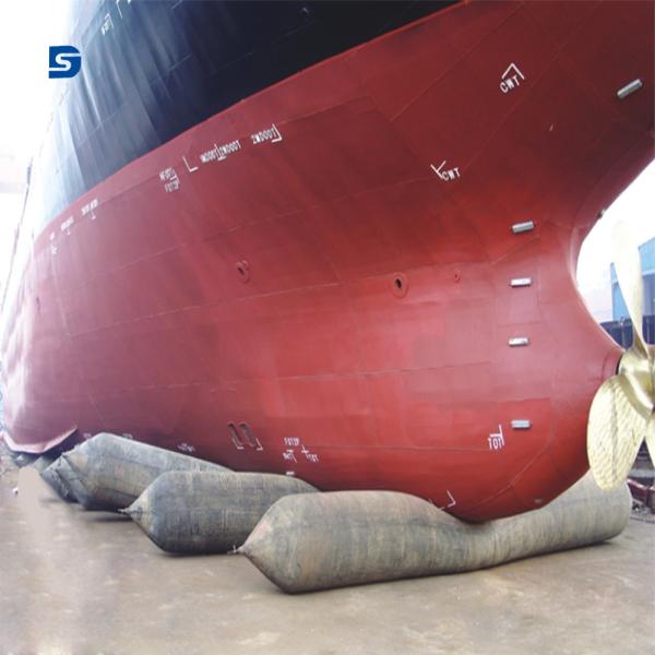 Rubber Long Service Life Ship Launching Airbags Customized Sizes