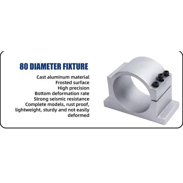 24000 оборотов в минуту Двигатель YFK 1.5KW ER11 D80mm воздушно-охлаждаемый шпиндельный комплект для фрезерной машины с ЧПУ