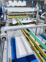 Máquina de fabricação de sacos de filtro de ar ultra-sônico 220V de corte automático de eficiência média