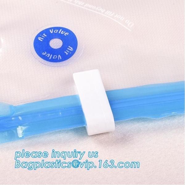 High Quality Clear Zipper Food Grade Vacuum Plastic Food Storage Bag, Eco-Friendly Colorful Storage Food Packing Sealed