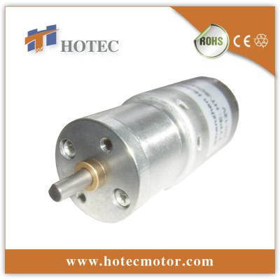 low backlash 25mm diameter 12V 24V 10 rpm gear motor