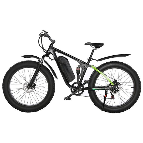 Dual motor Fat Tire Electric Mountain Bike 30KMH Multimodes for adults