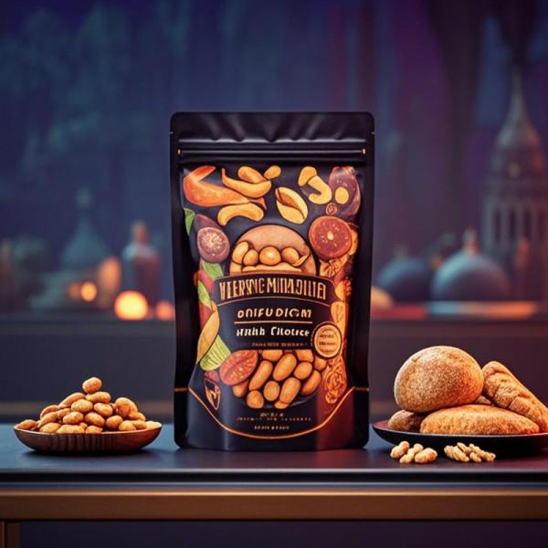Eco-Certified Food Packaging Bags  Recyclable 3-Layer Pouches For Organic Snacks & Bakery