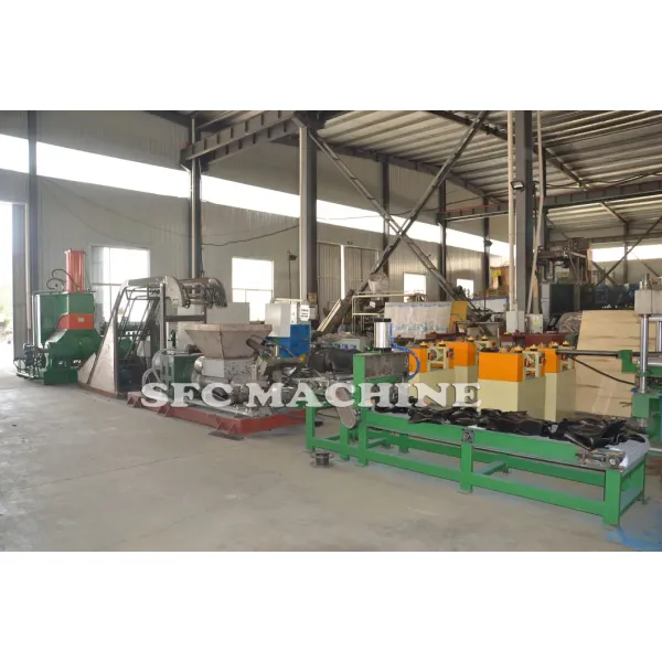 Automatic Grade Safety Green EPDM Rubber Granules Production Machine for Runway Flooring