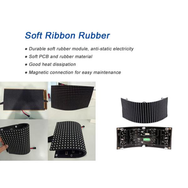 Light Weight P4 Flexible Led Display with Module of 240x120mm