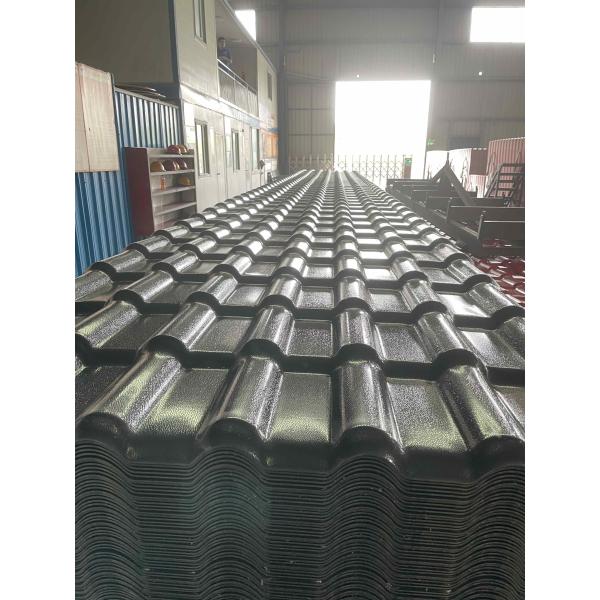 ASA PVC Resin Roof Tile 1050mm Width 2.5mm Thickness Waterproof