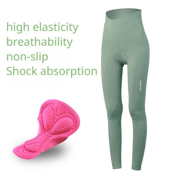 Cycling pants, women's solid color spring and summer trousers, mountain road bikes, cycling clothes, cycling trousers